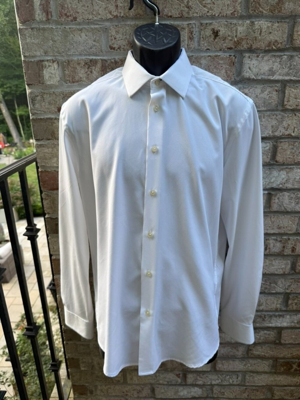 Report Collection Men's White Button Down